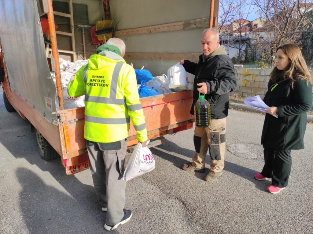Ολοκληρώθηκε η διανομή τροφίμων από τον Δήμο Άργους Ορεστικού