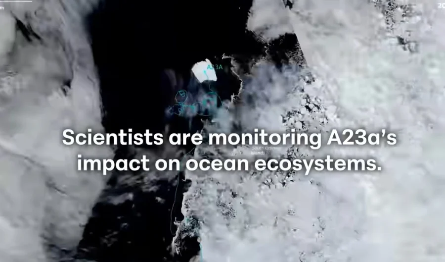 Το μεγαλύτερο παγόβουνο του κόσμου… κινείται ξανά (Βίντεο)