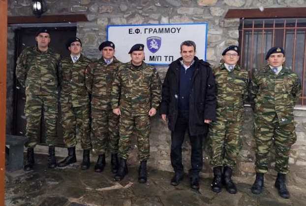 Σε Φυλάκια της περιοχής ο Αντιπεριφερειάρχης Καστοριάς για Ανταλλαγή Ευχών