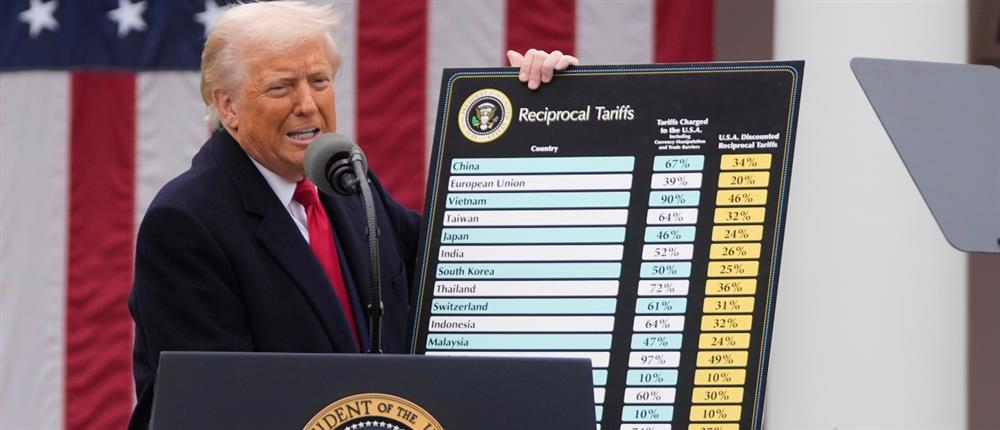 Τραμπ: Δασμοί 104% για την Κίνα – Σε ισχύ από την Τετάρτη το πρωί