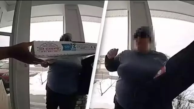 Ντελιβεράς έσωσε τη ζωή γυναίκας όταν του ψιθύρισε «βοήθεια»