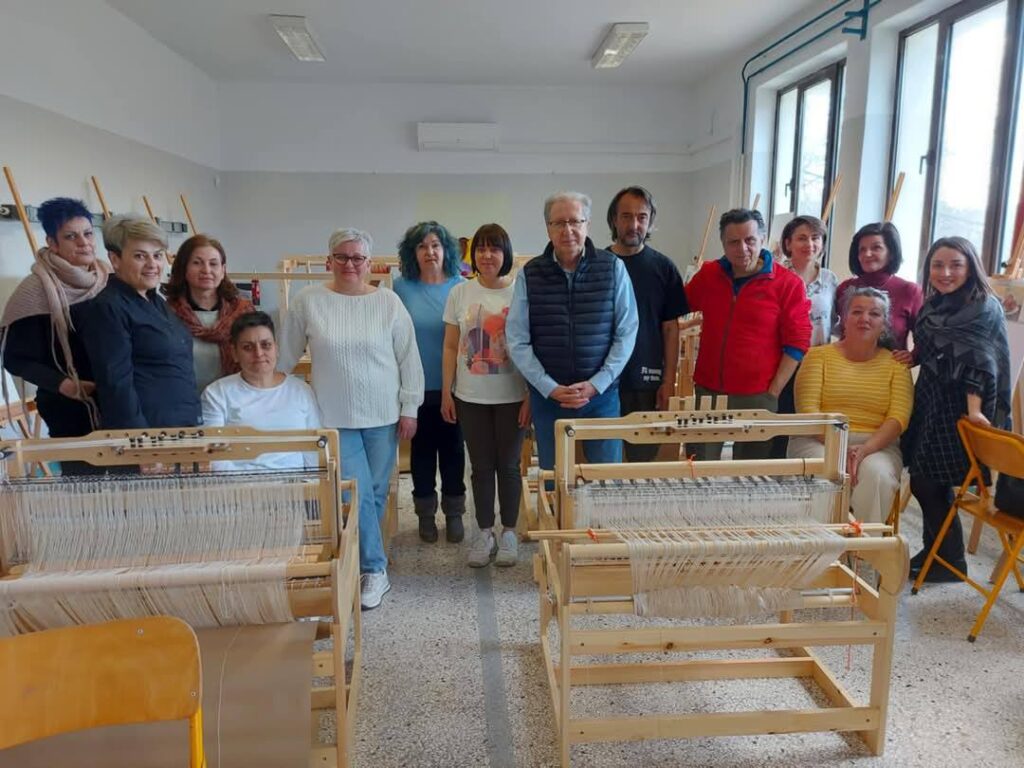 Επίσκεψη στη Σχολή Υφαντουργίας Νεστορίου