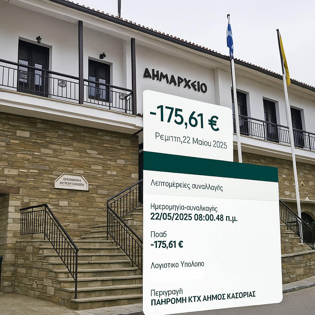 Σοκ και δέος: Κατασχέσεις λογαριασμών από τον Δήμο Καστοριάς για δημοτικά τέλη!