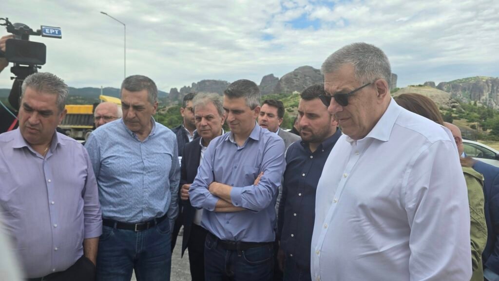 Ο Περιφερειάρχης Δυτικής Μακεδονίας,  ο Υπουργός Υποδομών & Μεταφορών και ο Υφυπουργός ΥΜΕ στον Ε65