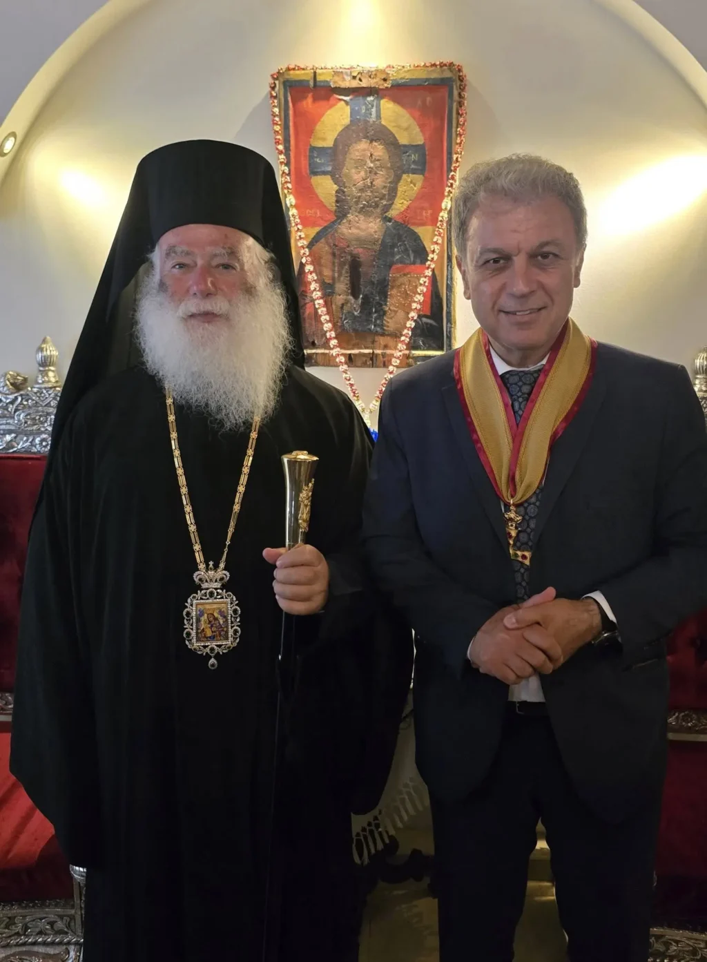 Ιερά Μονή Αγίου Αθανασίου Εράτυρας: Καθαγιασμός, Ενθρόνιση και Πατριαρχική Τιμή στον Γιώργο Αμανατίδη