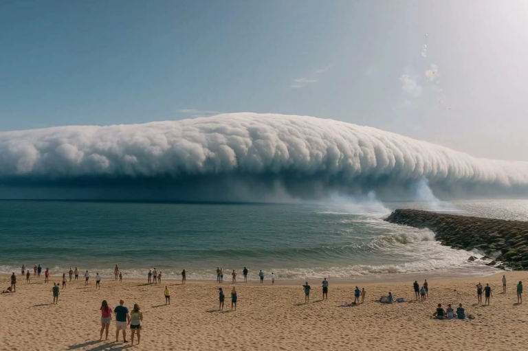 Πορτογαλία: Το ακίνδυνο τσουνάμι του ουρανού – Εντυπωσιακά βίντεο