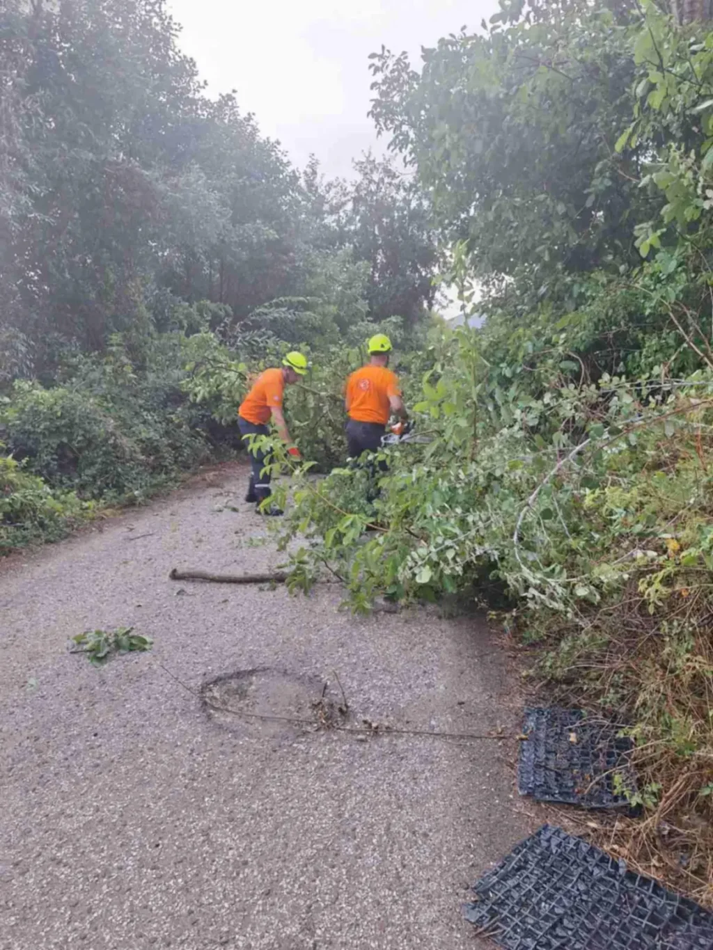 Άμεση επέμβαση του ΕΤΑΚ Καστοριάς για την αποκατάσταση της κυκλοφορίας στο Μαυροχώρι