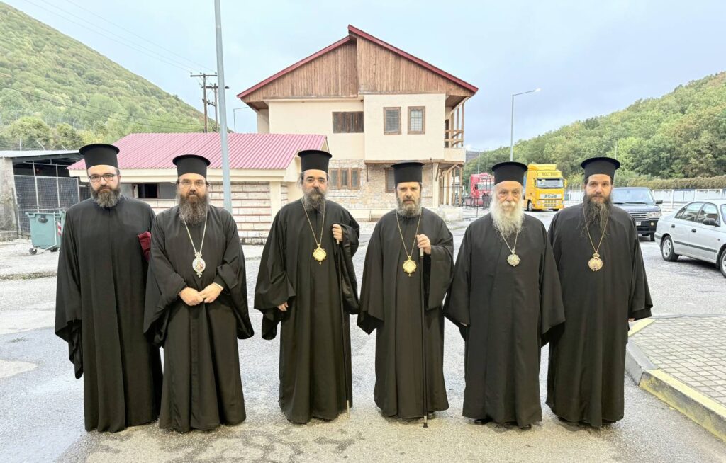 Υποδοχή του Μακαριωτάτου Αρχιεπισκόπου Τιράνων, Δυρραχίου και πάσης Αλβανίας κ.κ. Ιωάννου στην Κρυσταλλοπηγή Καστοριάς