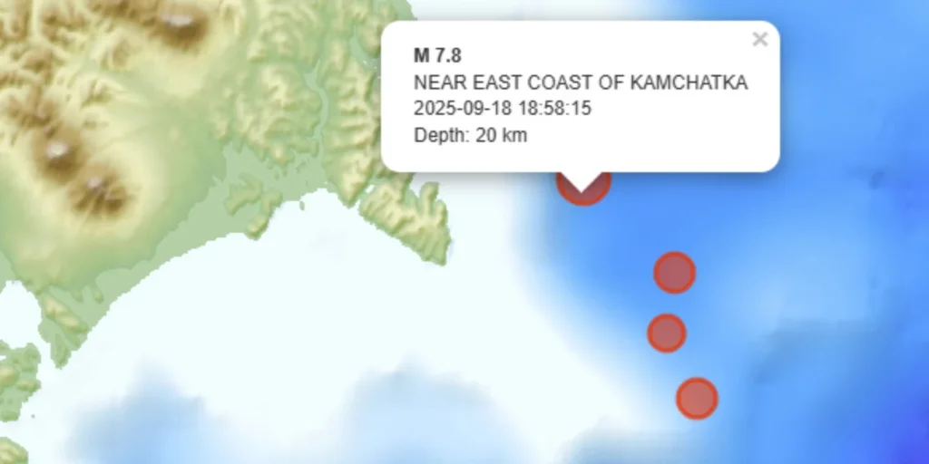 Θηριώδης σεισμός 7,8 Ρίχτερ στη Ρωσία, ανοιχτά της χερσονήσου Καμτσάτκα -Προειδοποίηση για τσουνάμι
