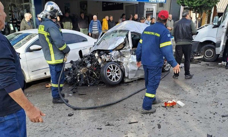 Τροχαίο με δύο σοβαρά τραυματίες στην Πτολεμαΐδα