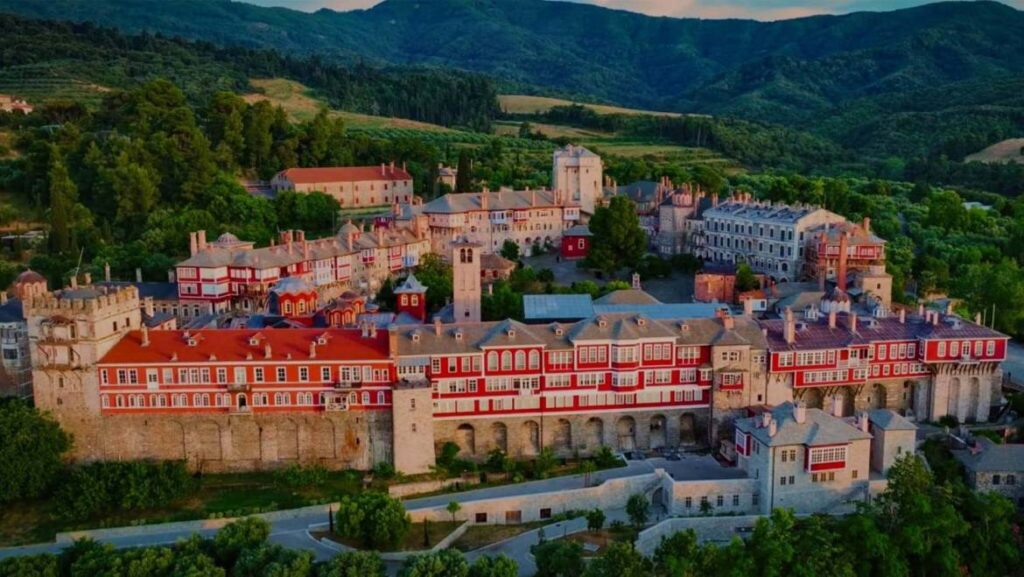 Εὐχαριστίες Ἱερᾶς Μητροπόλεως Καστορίας πρὸς τὴν Ἱερὰ Μεγίστη Μονὴ Βατοπαιδίου