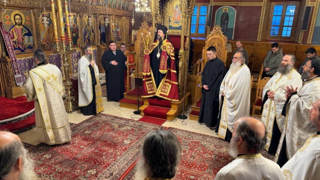 Ο Ε’ Κατανυκτικός Εσπερινός στην Ιερά Μητρόπολη Καστορίας