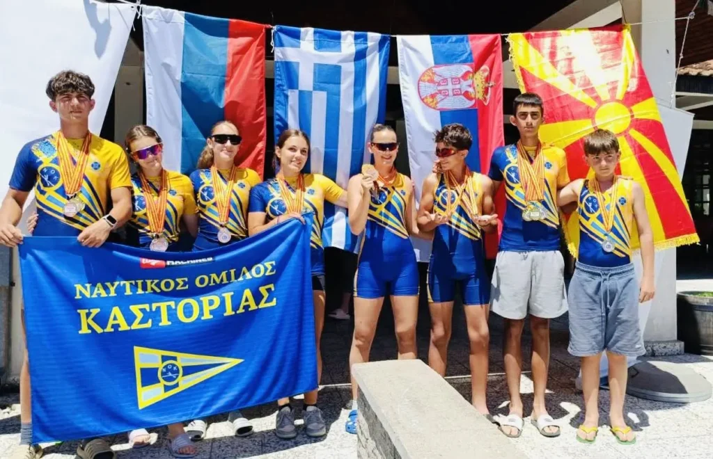 «Σάρωσε» τα μετάλλια ο Ναυτικός Όμιλος Καστοριάς στη Διεθνή Ρεγκάτα της Στρούγκας!